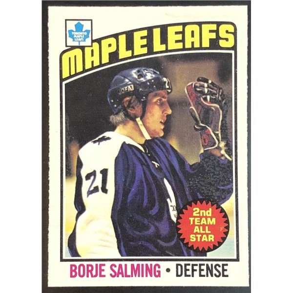 1976-77 O-PEE-CHEE BORJE SALMING (HOF)