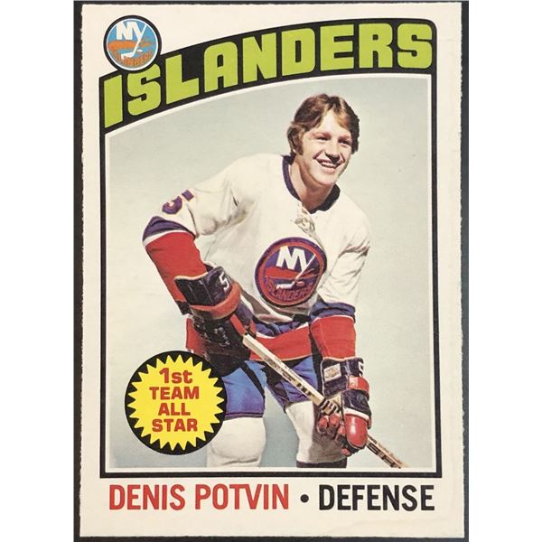 1976-77 O-PEE-CHEE DENIS POTVIN (HOF)