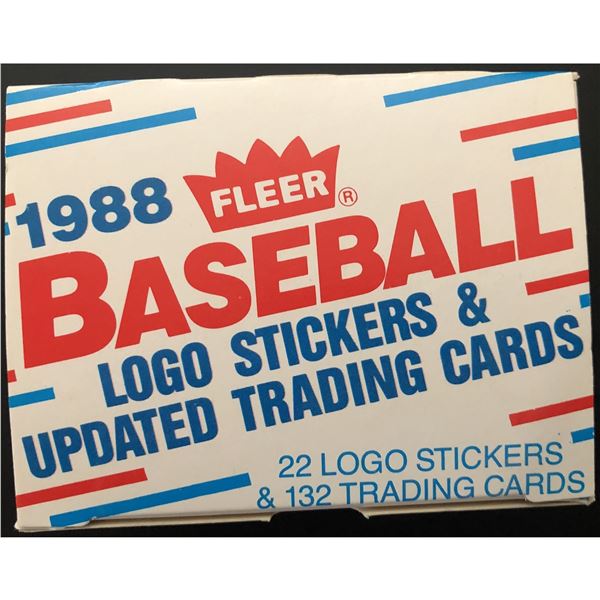 1988 FLEER BASEBALL ROOKIE & TRADED SET