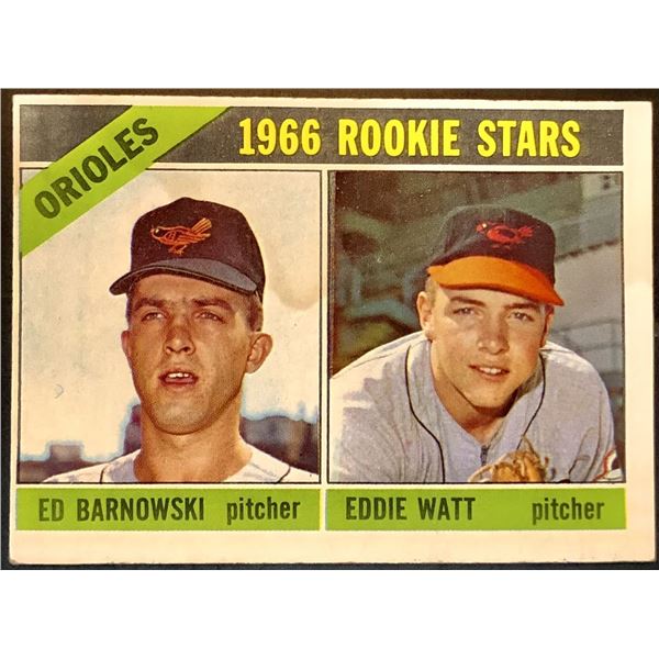 1966 TOPPS EDDIE WATT ROOKIE CARD