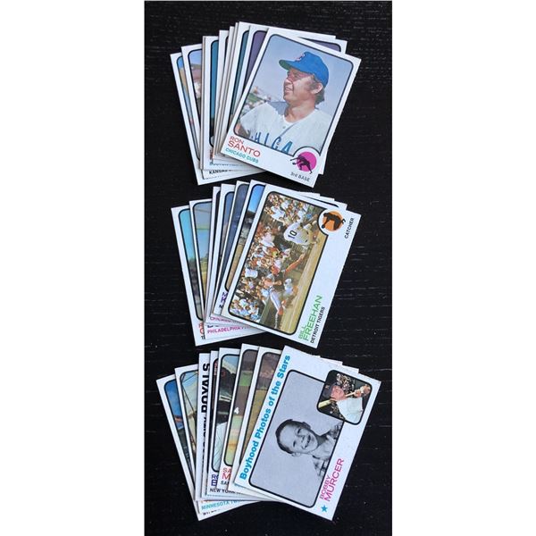 1973 TOPPS BASEBALL COLLECTION - 25 CARDS