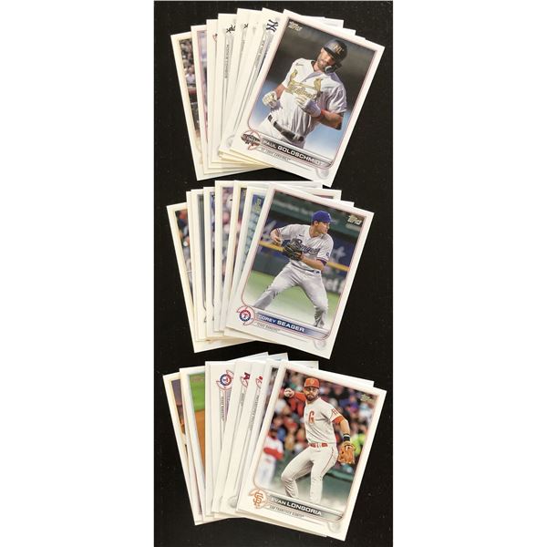 2022 TOPPS MLB COLLECTION - 25 CARDS