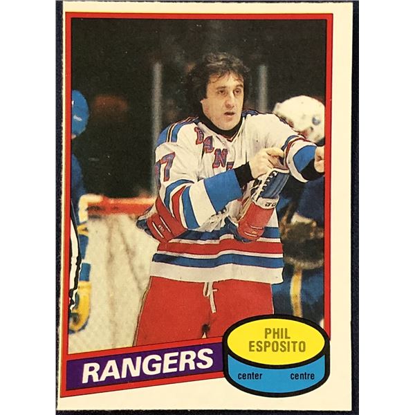 1980-81 O-PEE-CHEE PHIL ESPOSITO (HOF)
