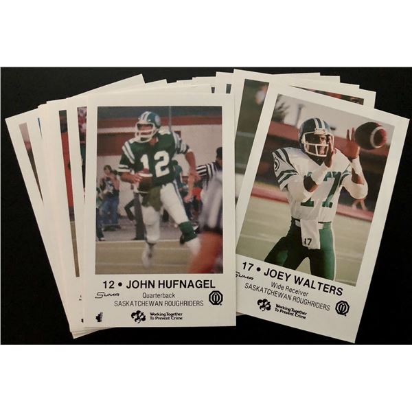 1982 CFL SASKATCHEWAN ROUGHRIDERS POLICE SET