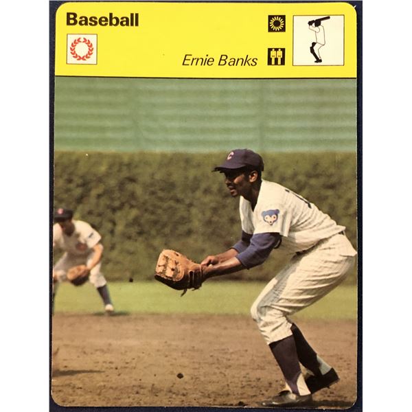 1977 SPORTSCASTER ERNIE BANKS (HOF)