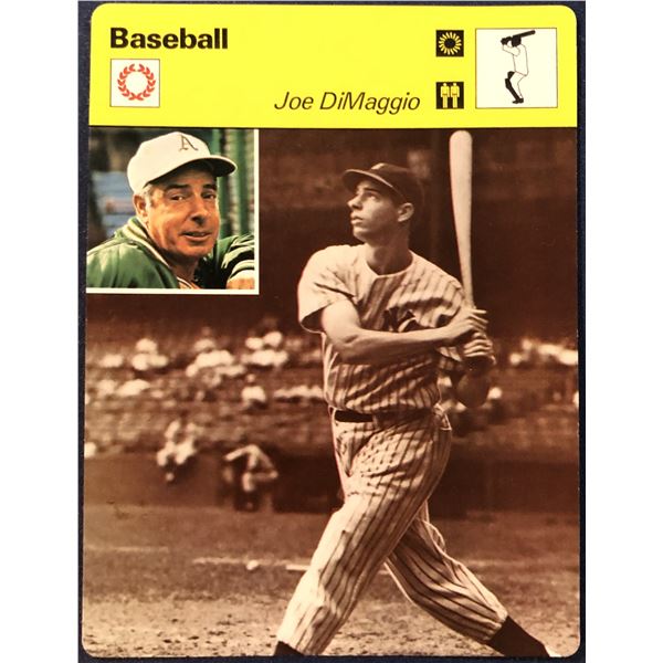 1977 SPORTSCASTER JOE DiMAGGIO (HOF)
