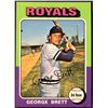 Image 1 : 1975 TOPPS MINI GEORGE BRETT (HOF) ROOKIE CARD