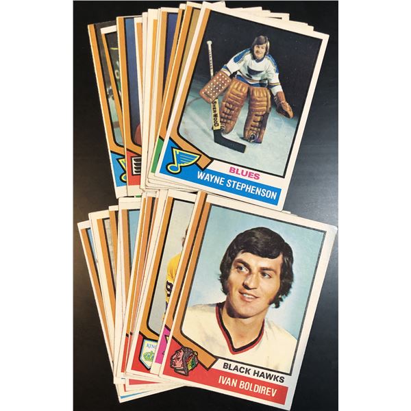1974-75 TOPPS NHL COLLECTION (25)