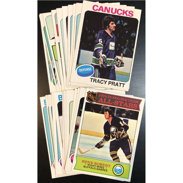 1975-76 TOPPS HOCKEY COLLECTION (25)