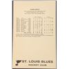 Image 2 : 1968 ST. LOUIS BLUES 3.5"x5.5" POSTCARD - BARCLAY PLAGER