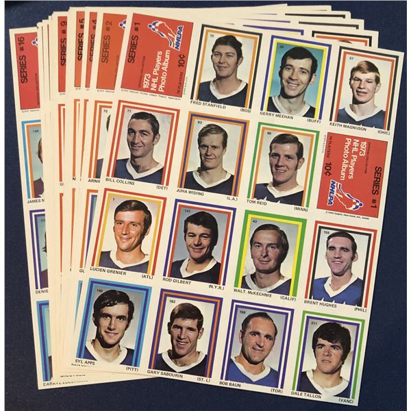 1972-73 EDDIE SARGENT NHL COMPLETE SET WITH ALBUM