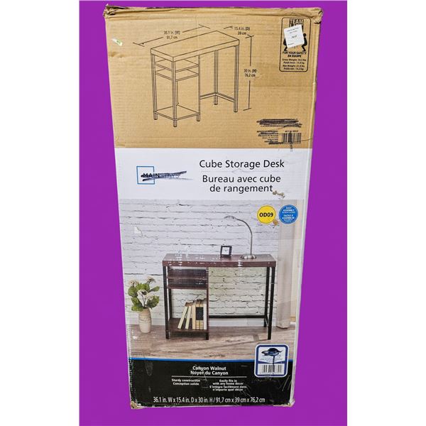 Cube Storage Desk