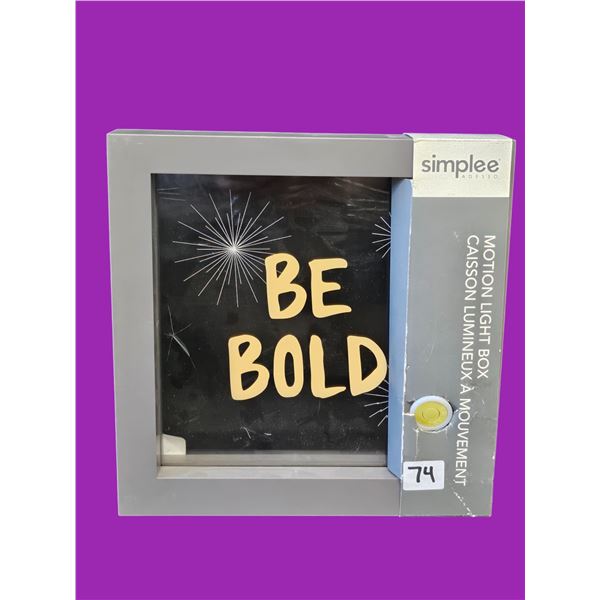 Light up Motion Lightbox