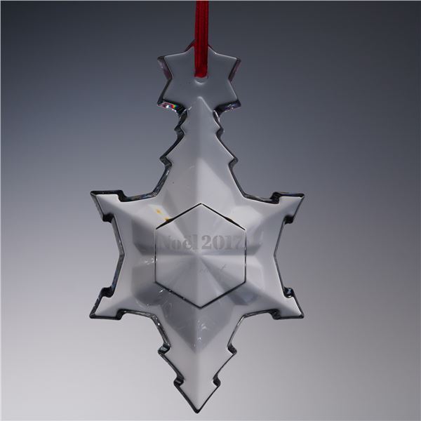 Baccarat Noel 2017 Crystal Snowflake Ornament