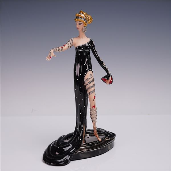 Franklin Mint House of Erte Porcelain Figurine, Pearls and Rubies