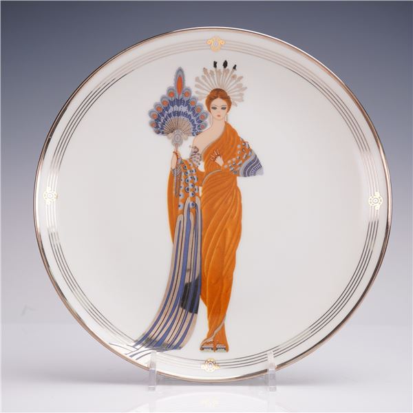Franklin Mint House of Erte "Athena" Porcelain Collector Plate w/COA