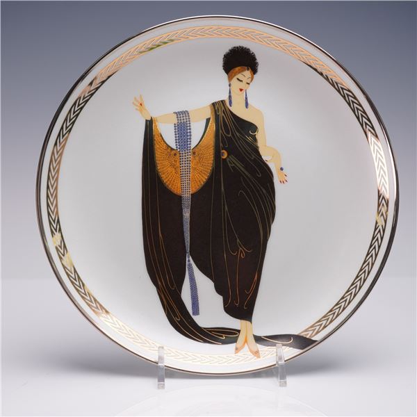 Franklin Mint House of Erte Porcelain Collector Plate, Glamour