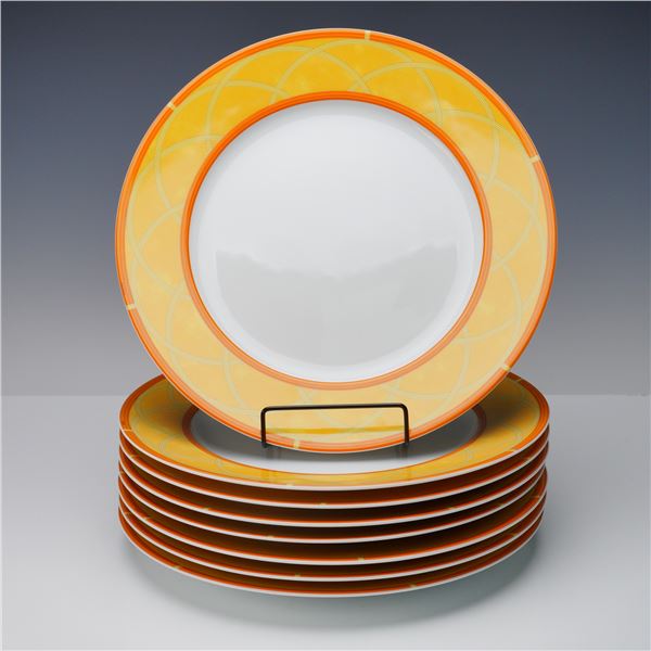 8pc Hermes La Siesta Porcelain Service Plates