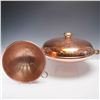 Image 1 : 2pc Copper Cookware Set, Includes Spring Culinox Pan with Lid
