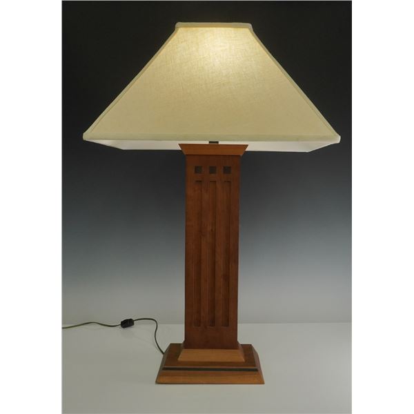 Stickley Mission Style Lamp with Shade
