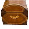 Image 5 : Leather Bound Arched Top Trunk/Chest