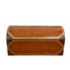 Image 6 : Leather Bound Arched Top Trunk/Chest