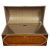 Image 7 : Leather Bound Arched Top Trunk/Chest