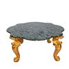 Image 2 : French Baroque Style Marble Coffee Table