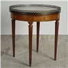 Image 1 : Louis XVI Style Marble Top Round Table