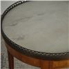 Image 3 : Louis XVI Style Marble Top Round Table