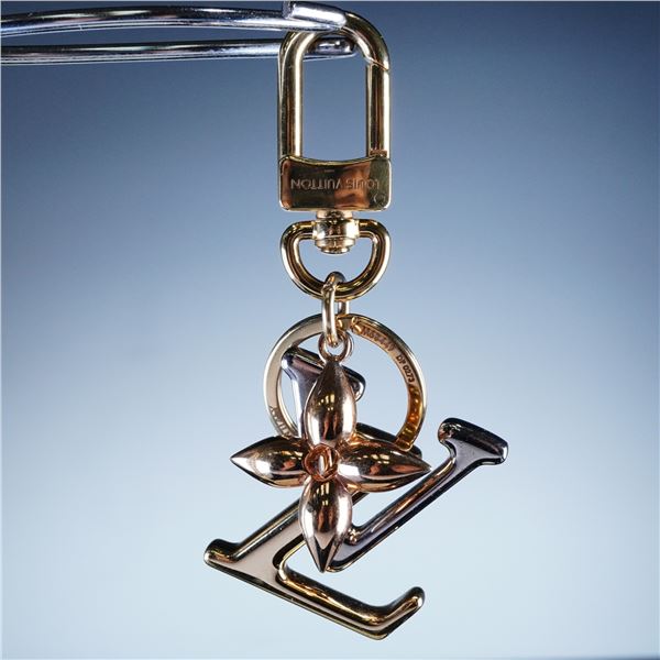 Louis Vuitton Monogram Flower and LV Bag Charm and Key Holder