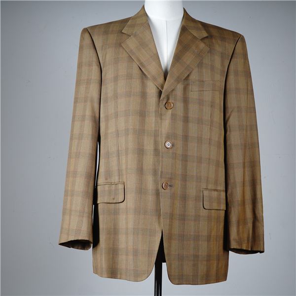 Luxury Valentino Uomo Wool Plaid Sport Coat, Size 41