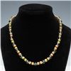 Image 1 : NLH Beaded Necklace with Multicolor Rhinestone Spacers