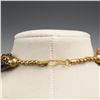 Image 5 : 2pc Beaded Necklaces with Wood and Enamel Accents