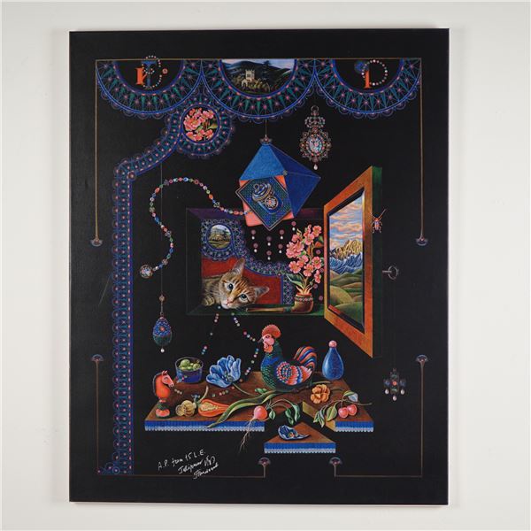 Igor Tulipanov Artist Proof Giclee on Canvas, Surrealist Still Life, Signed