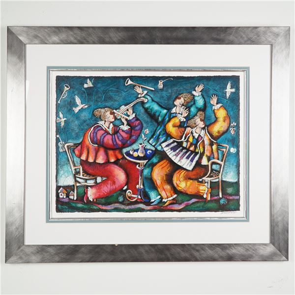 Michael Kachan, Serigraph on Paper, Lilting Ladies, Signed & COA