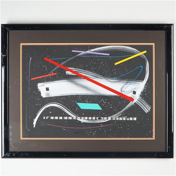 Neil Loeb, Abstract Composition Lithograph - Signed