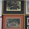 Image 3 : 9 pc Framed Vintage and Classic Automobile Color Prints