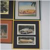 Image 4 : 9 pc Framed Vintage and Classic Automobile Color Prints