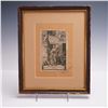 Image 1 : Cornelius Schrevelius 17th c. Original Engraving Title Page Lexicon Manuale