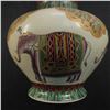Image 2 : Oriental Accent Vase with Elephant Motif