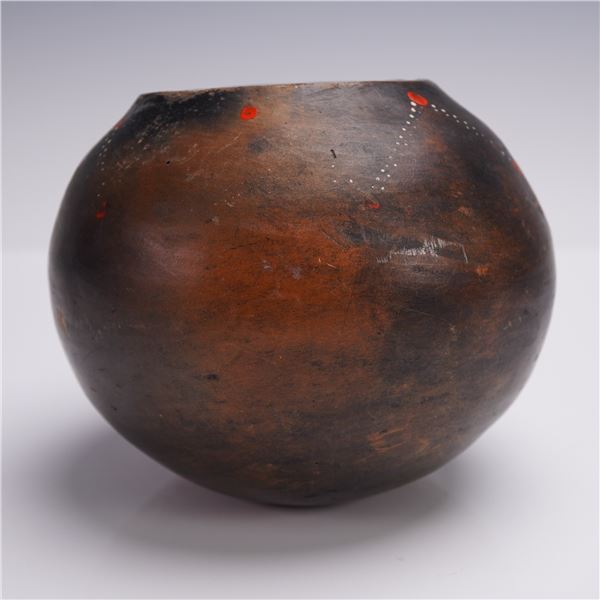 African Zulu Terracotta Pottery Beer Vessel