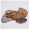 Image 1 : 5pc Native American Arrowheads & Pierced Stone Tool