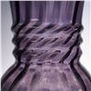 Image 4 : Plum Swirl Optic Blown Glass Vase