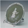 Image 5 : 2pc Jasperware Style Cameo Wall Plaques with Classical Figures