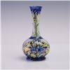 Image 1 : Macintyre Moorcroft Florian Ware Small Vase, Cornflower