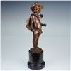 Image 1 : Franz Iffland, Bronze Figure of a Young Boy in Plumed Hat