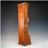 Image 3 : 19th Century Hand-Carved Gothic Oak Religious Niche with Madonna and Child