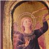 Image 2 : Small Gilt Wood Panel Depicting a Trombone Angel, After Fra Angelico