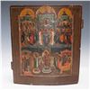 Image 1 : Russian Orthodox Icon of the Protection of the Mother of God on Wood